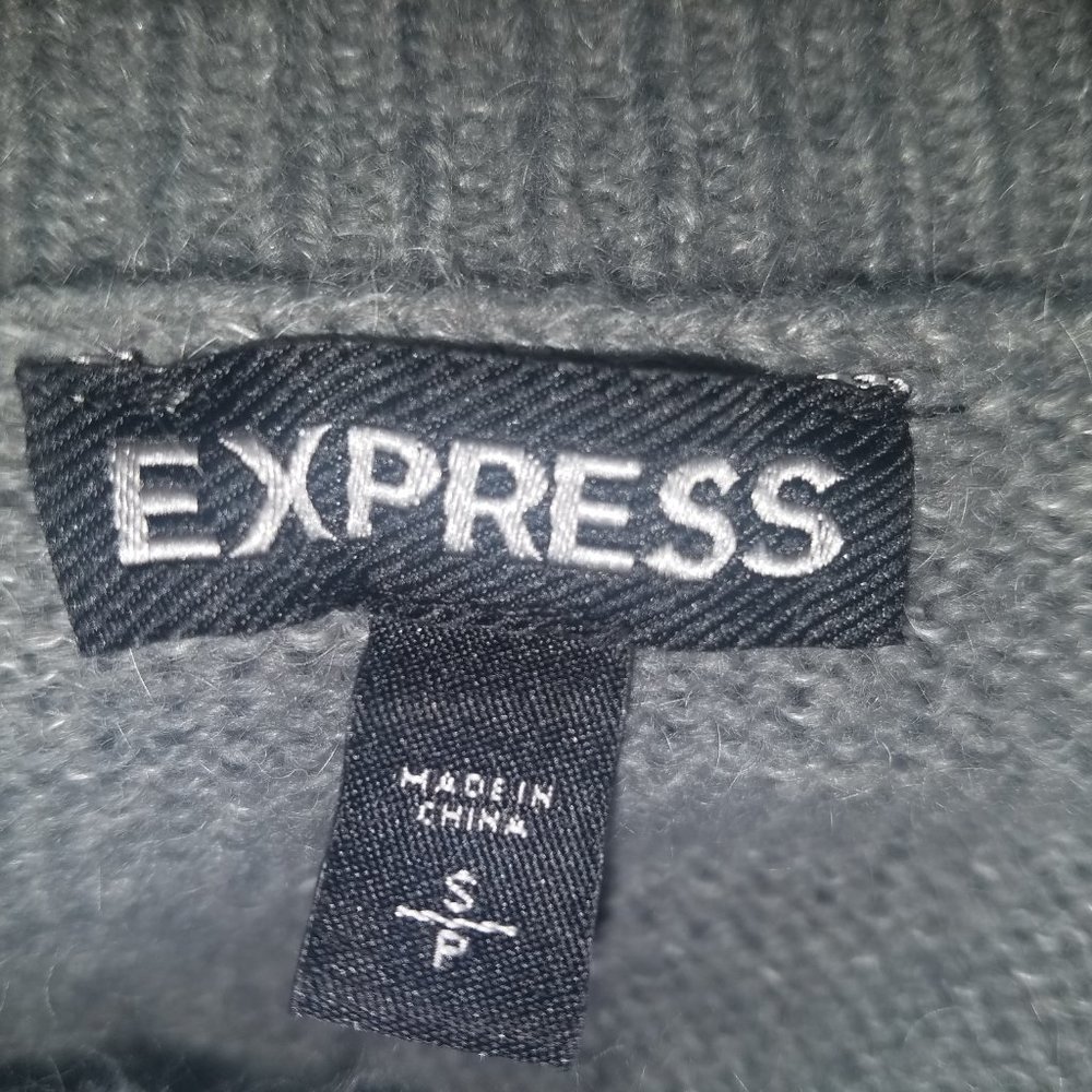 ❌ Firm price❌ Express Leopard grey warm Sweater S - Picture 5 of 13